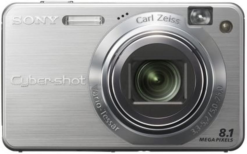 Sony Cybershot DSCW150 8.1MP Digital Camera with 5x Optical Zoom with Super Steady Shot (Silver)