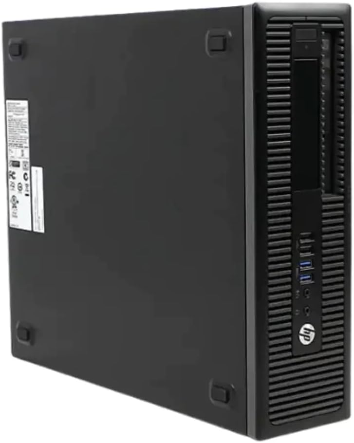 HP Desktop Computer EliteDesk 800 G1 SFF PC,Quad Core i5 Business Desk Top,New 24' LED Monitor,16GB RAM,New 1TB SSD,WiFi,Bluetooth,DVD,Wireless Keyboard Mouse(Renewed)