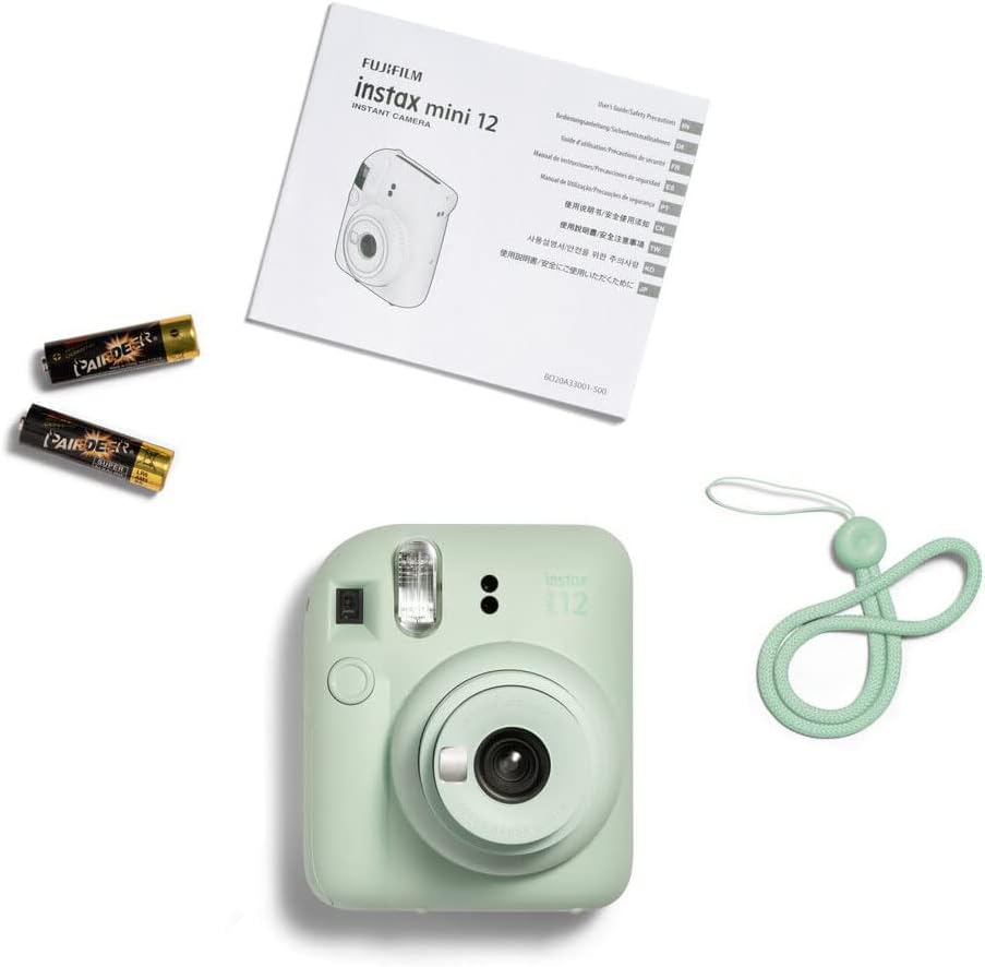 Fujifilm Instax Mini 12 Instant Camera with 40 Shot Film Pack - Mint Green
