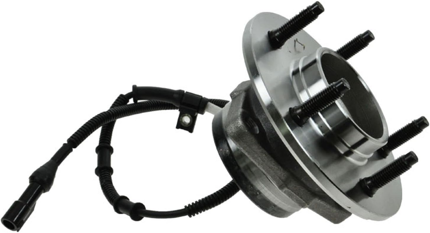 TRQ 2 Piece Front Wheel Bearing & Hub Assembly Set 4WD Compatible with 1997-2000 Ford F-150