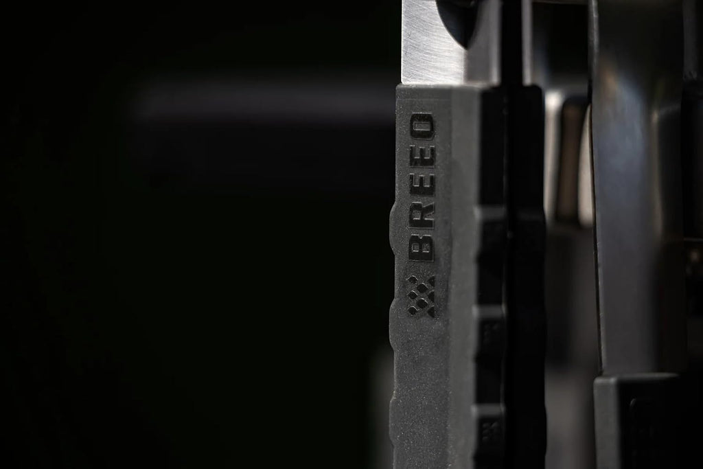 Breeo Grilling Tools Set - Tongs, Spatula, & Fork - Stainless Steel Grilling Accessories - Grill Tools, Griddle & BBQ Accessories for Live-Fire Cooking & Backyard BBQ (Grill Set - Long, 24')