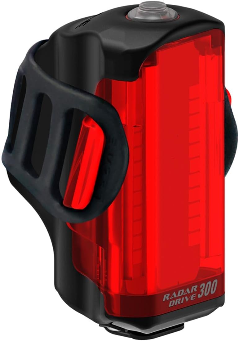 LEZYNE Radar React System, Front & Rear LED Bike Lights - Bright IPX7 Waterproof Day/Nighttime Cycling Road Visibility Headlight & Taillight - Automatic Radar Vehicle Detection, Visual/Audio Alerts