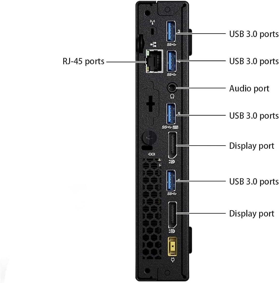 Lenovo ThinkCentre M700 Tiny Business Desktop PC, Intel Quad Core i5-6400T up to 3.1GHz, 16G DDR4, 256G SSD,Keyboard and Mouse,WiFi,Windows 10 Pro (Renewed)