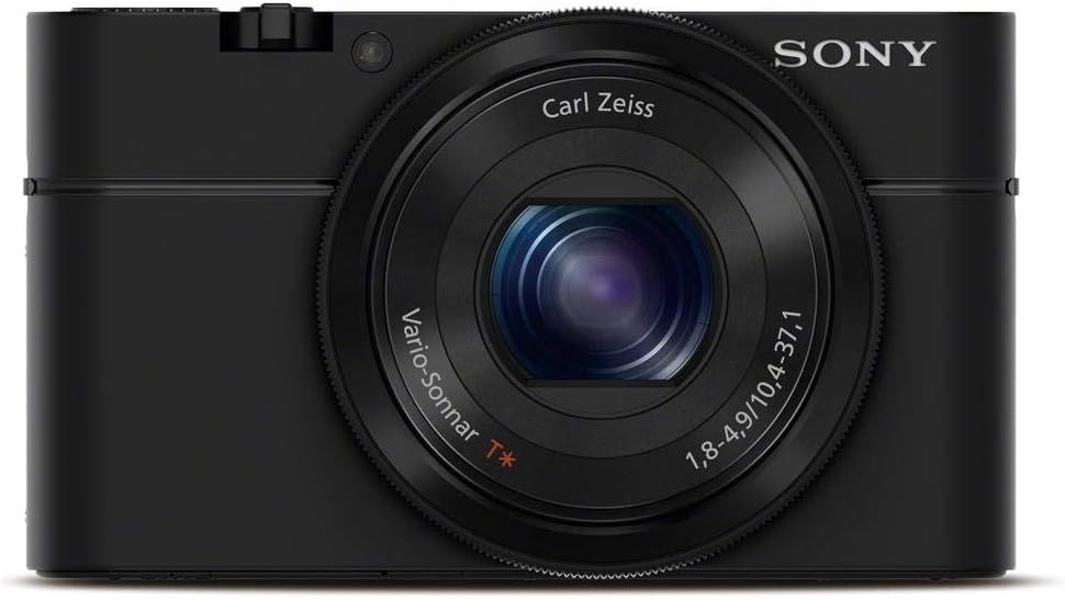 Sony RX100 20.2 MP Premium Compact Digital Camera w/ 1-inch sensor, 28-100mm ZEISS zoom lens, 3' LCD