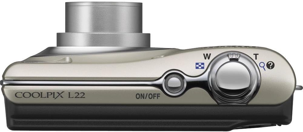 Nikon Coolpix L22 12.0MP Digital Camera with 3.6x Optical Zoom and 3.0-Inch LCD (Silver)