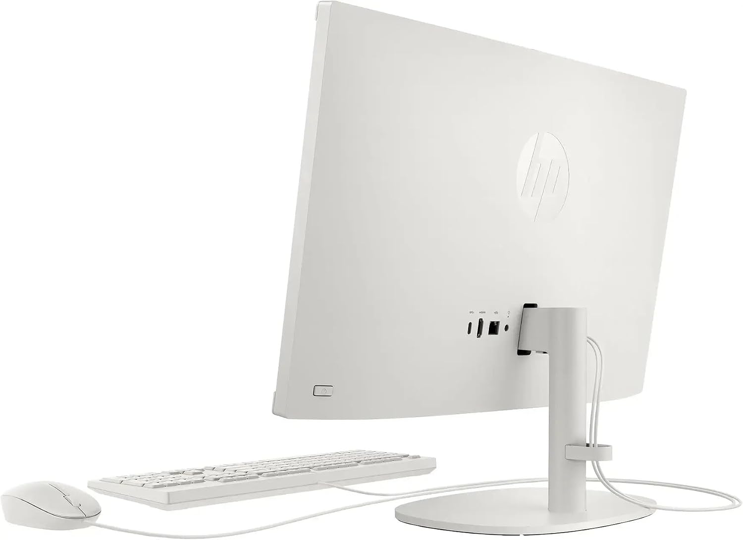 HP 21.5' All-in-One Desktop, FHD Display, Intel Celeron Processor, New Edition and New Look, 16 GB RAM, 256 GB SSD, Windows 11 Pro, Cashmere White