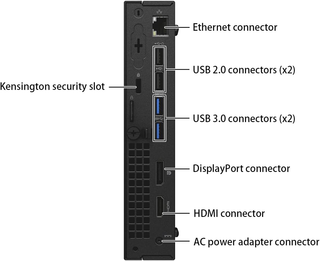 Dell Optiplex 3040 Micro Computer Mini Tower PC, Intel Quad Core i5-6500T, 8GB DDR4 RAM, 256GB SSD, Win 11 Pro (Renewed)