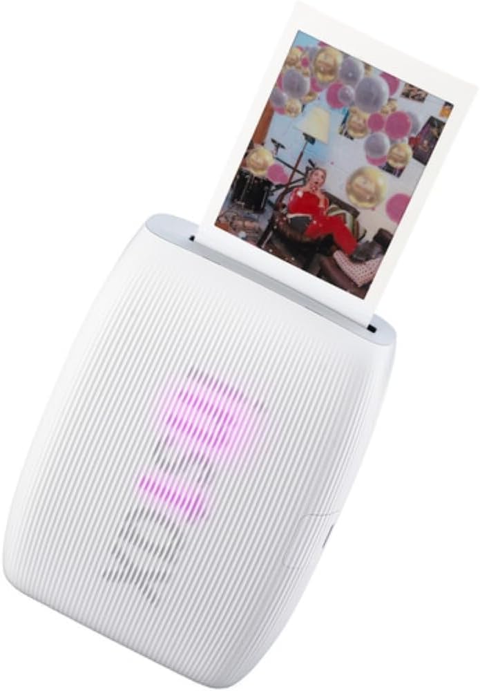 Fujifilm INSTAX Mini Link 3 Smartphone Printer | Clay White Bundled INSTAX Mini Instant Film | 20 Exposures + Microfiber Cleaning Cloth (3 Items)