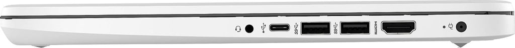 HP New 14' HD Light Thin Laptop Student Business, Quad-Core Intel N4120, 8GB RAM, 192GB (64GB eMMC+ 128GB Card), Webcam, Wi-Fi, Long Battery, Windows 11S + 1 Year Office 365, White+MarxsolAccessory