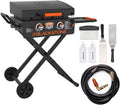 Blackstone On The Go 22' Omnivore Griddle RV-Ready Package - Includes Propane Quick Connect and Griddle Tool Kit - The Ultimate Blackstone Grill Kit