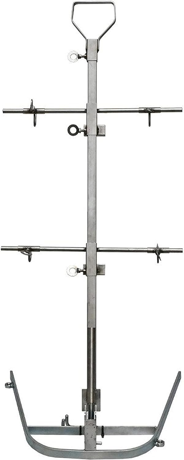 Heavy duty stainless steel Cross Argentinian asador grill Made in Argentina - Premium Argentine Grill - Parrilla Asado - Sor Pampa Grill
