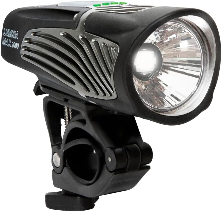 NiteRider Lumina Max 1500/2000/2500 Bike Light | USB-C Rechargeable LED Headlight with Wireless Control, 8 Lighting Modes, 8-Step Fuel Gauge, IP64 Waterproof | Road Cycling, MTB, e-Bike