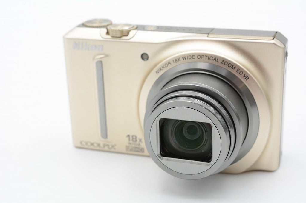 Nikon COOLPIX S9100 12.1 MP CMOS Digital Camera with 18x NIKKOR ED Wide-Angle Optical Zoom Lens and Full HD 1080p Video (Silver)