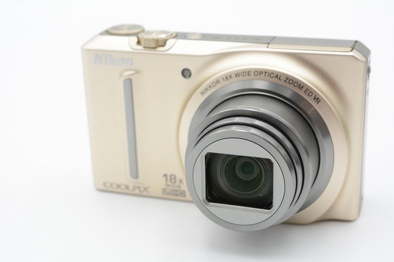 Nikon COOLPIX S9100 12.1 MP CMOS Digital Camera with 18x NIKKOR ED Wide-Angle Optical Zoom Lens and Full HD 1080p Video (Silver)