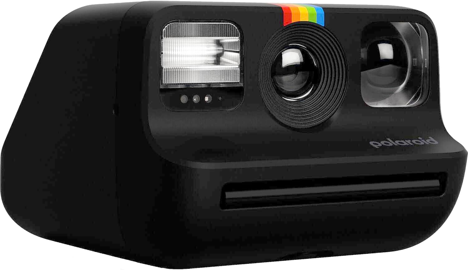 Polaroid Go Generation 2 Mini Instant Film Camera Bundle with Polaroid GO Color Film, Double Pack and Photo Album + Cloth (4 Items) (Black)
