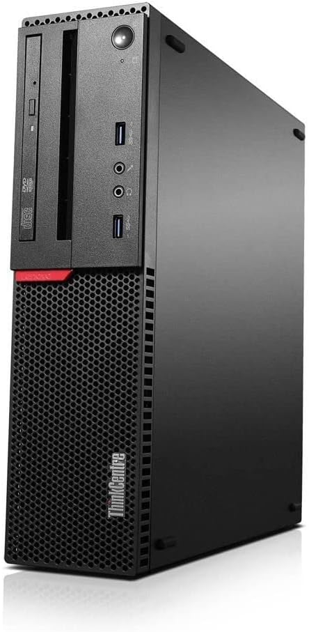 Lenovo ThinkCentre M800 SFF Desktop Computer PC, Intel Core i5 6500 3.2GHz, 32GB DDR4 RAM,New 1TB SSD, Built-in WiFi BT,DVD-RW,Wireless Keyboard Mouse,Windows 10 Pro (Renewed)
