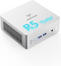 MINISFORUM UM750L Slim Mini PC AMD Ryzen 5 7545U(6C/12T, Up to 4.9GHz), 16GB LPDDR5 RAM 512GB SSD Mini Computer, Triple Display USB4/HDMI/DP, 2.5G LAN, USB3.2, WiFi 6E, BT5.2, Radeon 740M Office Home