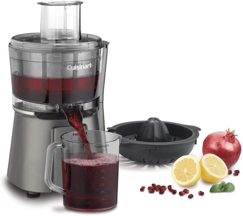 Cuisinart CJE-2000 Combo Juice Extractor/Citrus Juicer, Black