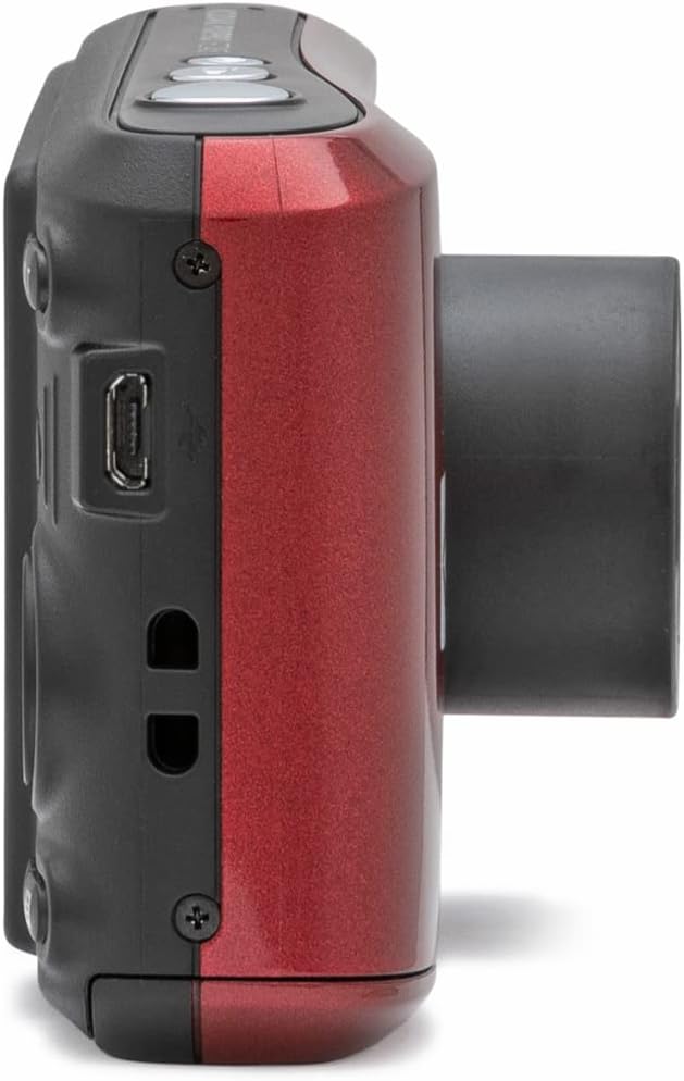 Kodak FZ45RD PIXPRO 16MP Digital Camera Red Bundle with Lexar 64GB High-Performance 800x UHS-I SDHC Memory Card Blue Series
