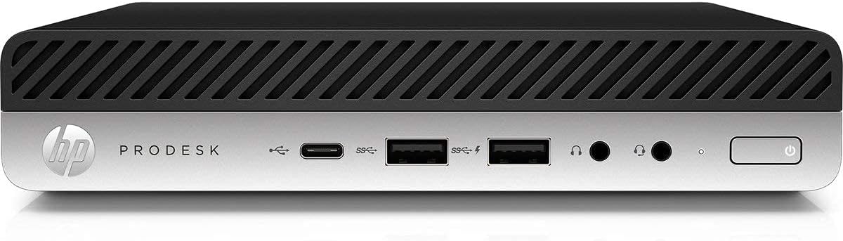 HP Prodesk 600 G3 Micro Computer Mini PC (Intel Quad Core i5-7500T 2.7Ghz, 16GB DDR4 Ram, 256GB SSD, Display Port, USB 3.0, USB-C) Windows 11 (Renewed)