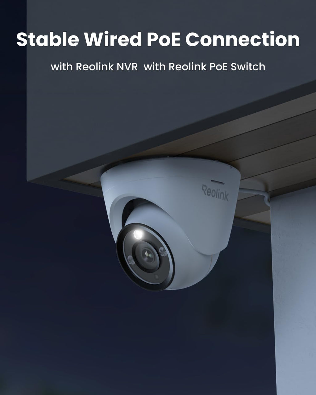 REOLINK 12MP PoE IP Camera Outdoor, 97° Wide Angle Dome Security Camera for Home Surveillance, Human/Vehicle/Pet Detection, 700lm Color Night Vision, 2 Way Talk, Up to 512GB microSD Card, RLC-1224A