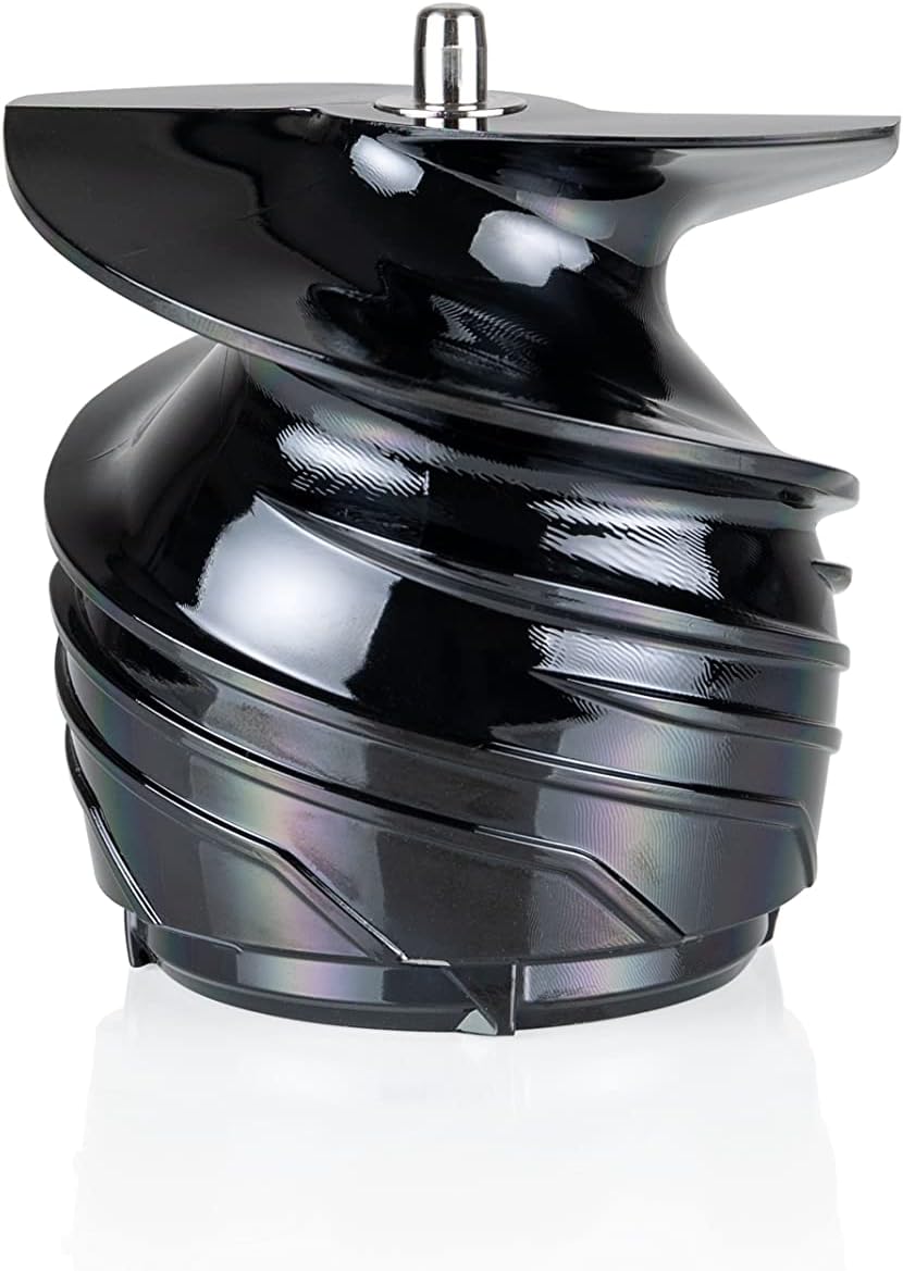 Sana 848 Easy Clean Vertical Juicer - Low Speed 43 RPM - Quiet - 15 Year Warranty Carrots Celery Wheatgrass Greens (Matte Black)