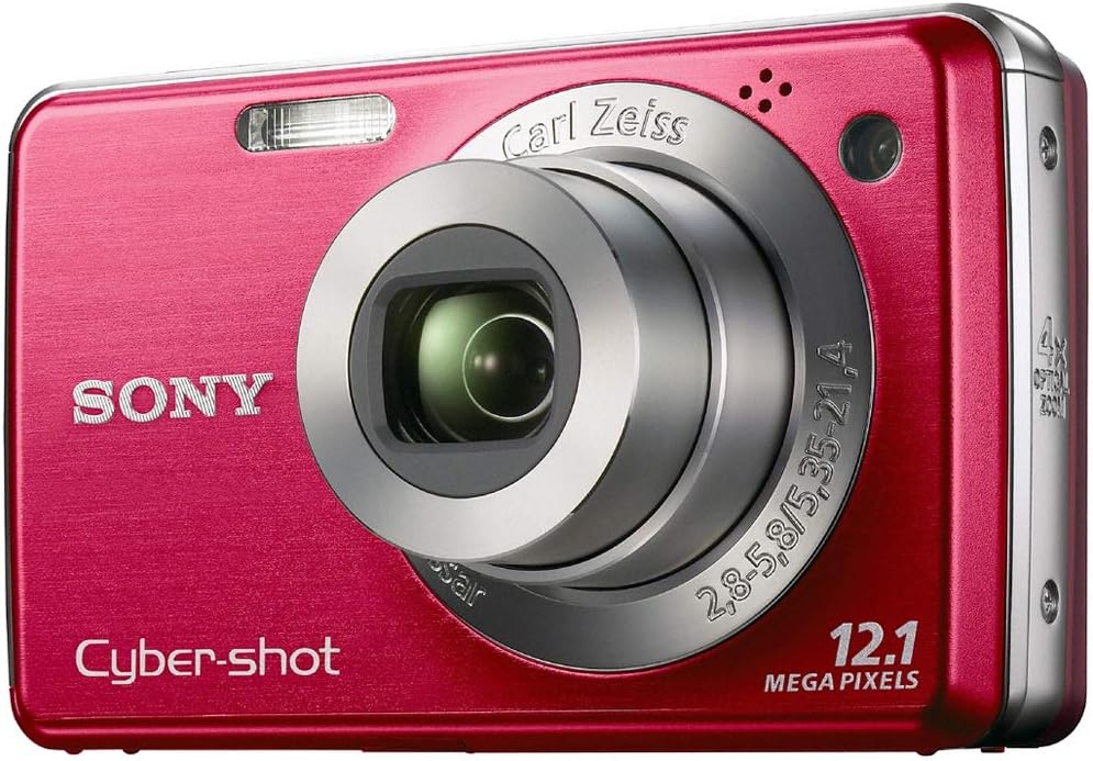 Sony Cyber-shot DSC-W230 12 MP Digital Camera with 4x Optical Zoom and Super Steady Shot Image Stabilization (Dark Red)