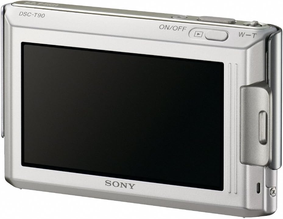 Sony Cyber-shot DSC-T90 12.1 MP Digital Camera with 4x Optical Zoom and Super Steady Shot Image Stabilization (Silver)