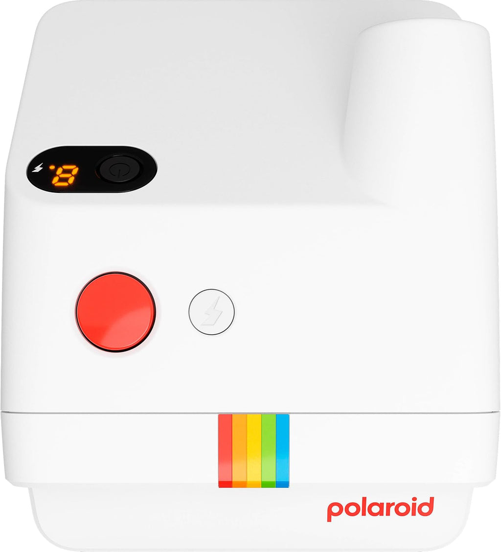 Polaroid Go Instant Camera (White) with Double Pack of Color Film and Microfiber Cloth