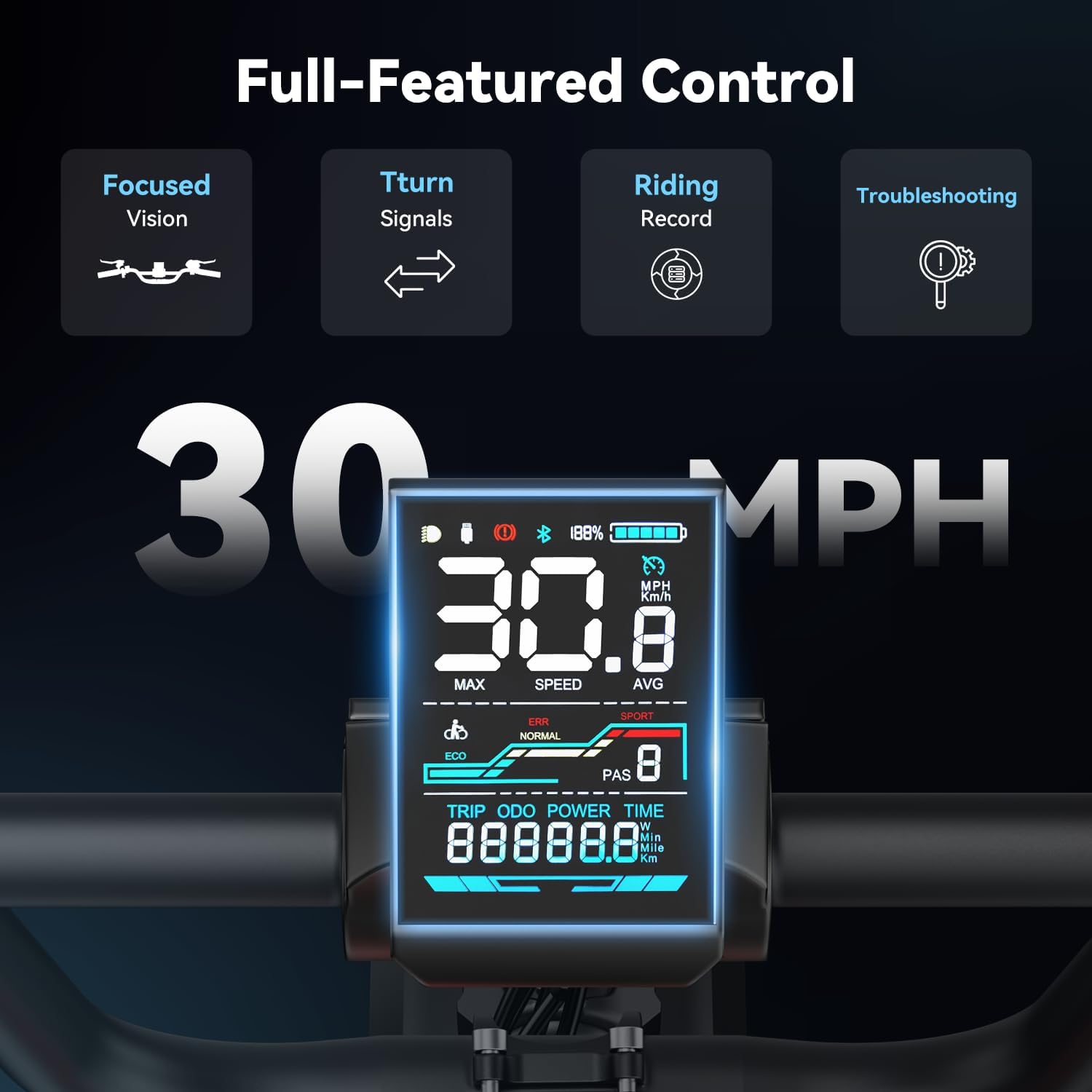 Jasion RetroVolt Pro Electric Bike for Adults, [3000W Peak Motor & 38 MPH & 90-Miles], 52V 20AH Removable Battery, Hydraulic Brakes EBike, 20'' X 4'' Fat Tire Electric Dirt Bike