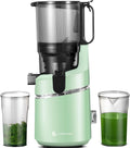 AMZCHEF Juicer Machines, 5.8' Extra Self-Feeding Cold Press Juicer for Whole Vegetable & Fruit, Juice Extractor Machine with Large Auger & Triple Strainers, Easy to Clean, High Juice Yield