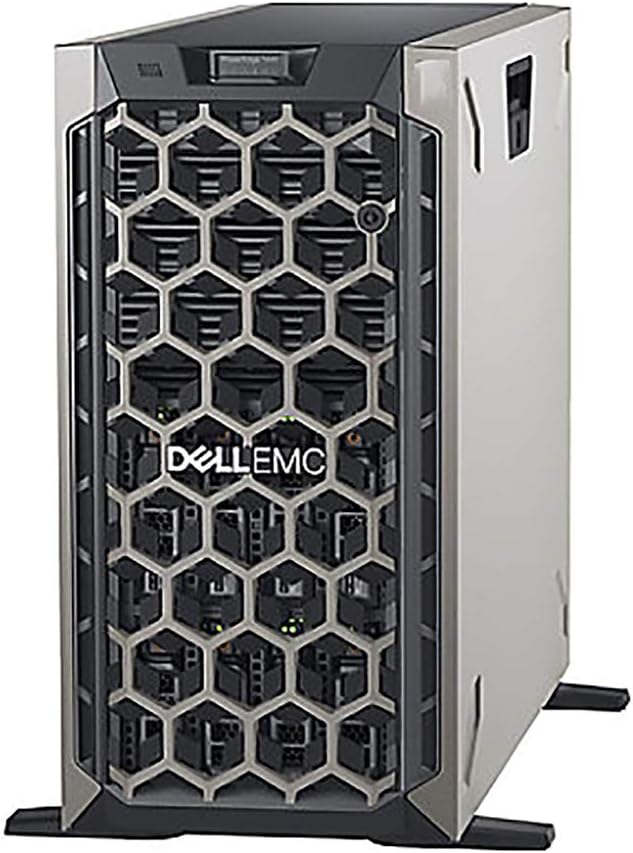 Dell PowerEdge T440 Tower Server with 2 Intel Silver 4110 8-core CPUs, 128GB DDR4 RAM, 16TB 12Gb SAS HDDs, RAID (Renewed)