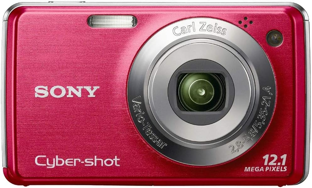 Sony Cyber-shot DSC-W230 12 MP Digital Camera with 4x Optical Zoom and Super Steady Shot Image Stabilization (Dark Red)