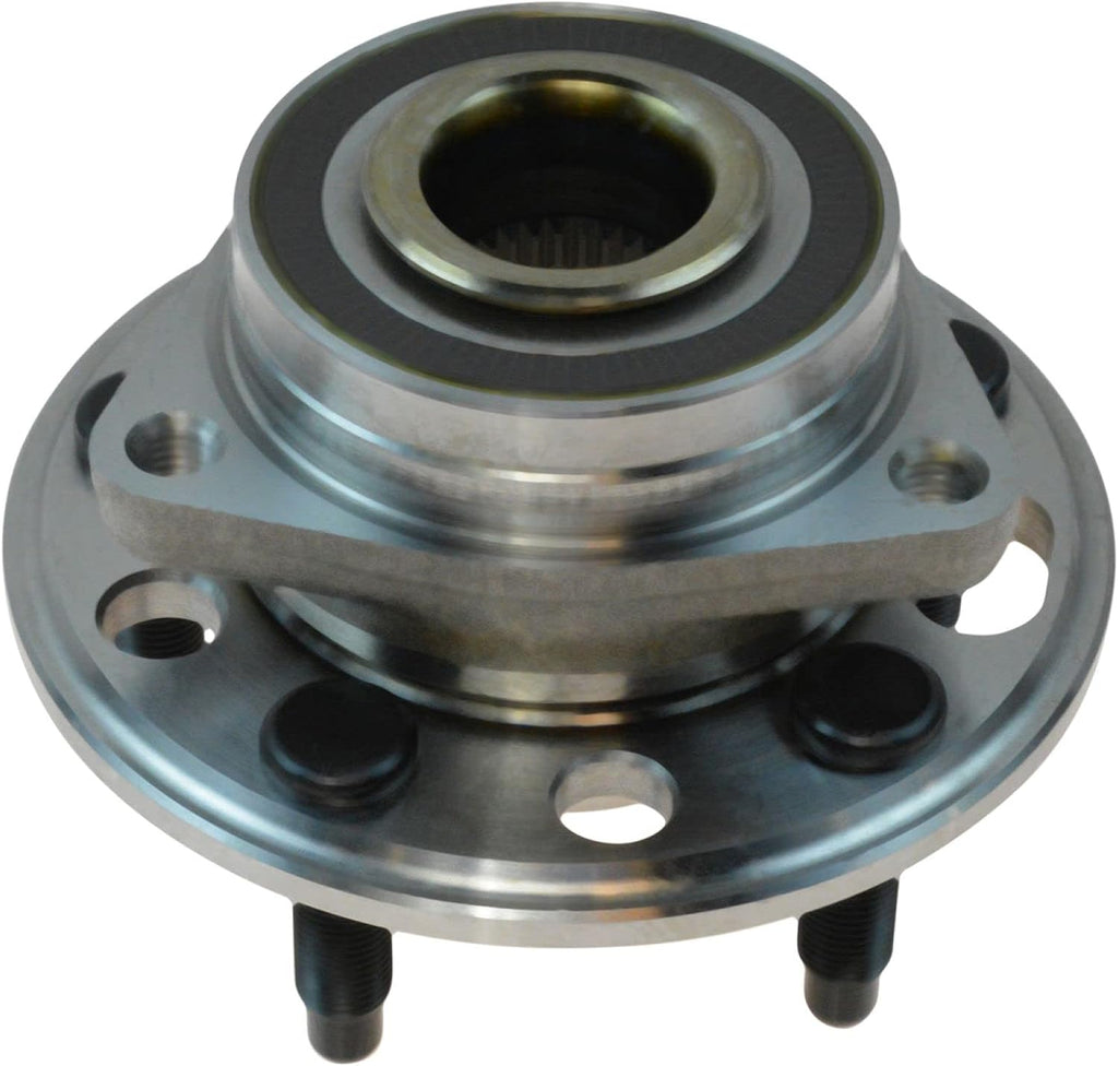 TRQ 2 Piece Front Rear Wheel Bearing & Hub Assembly Set Compatible with 2010-2016 Buick Lacrosse 2011-2017 Regal 2013-2017 Cadillac XTS 2014-2020 Chevrolet Impala 2013-2015 Malibu 2016 Malibu Limited