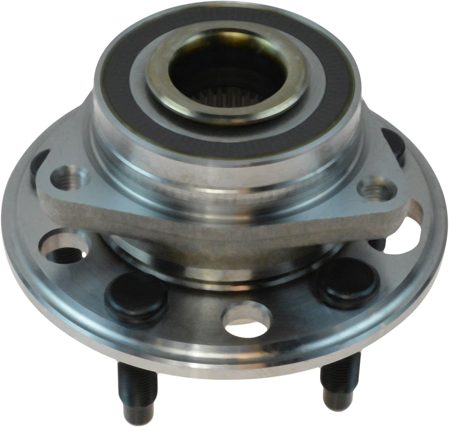 TRQ 2 Piece Front Rear Wheel Bearing & Hub Assembly Set Compatible with 2010-2016 Buick Lacrosse 2011-2017 Regal 2013-2017 Cadillac XTS 2014-2020 Chevrolet Impala 2013-2015 Malibu 2016 Malibu Limited