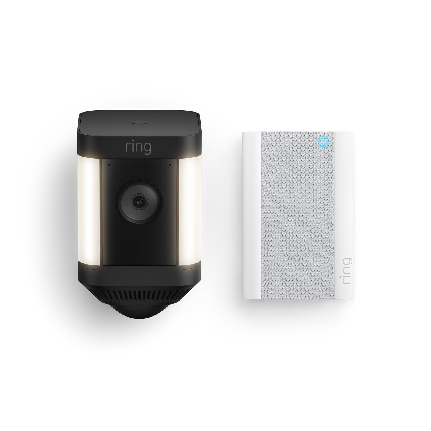Ring Spotlight Cam Plus, Battery with Chime Pro