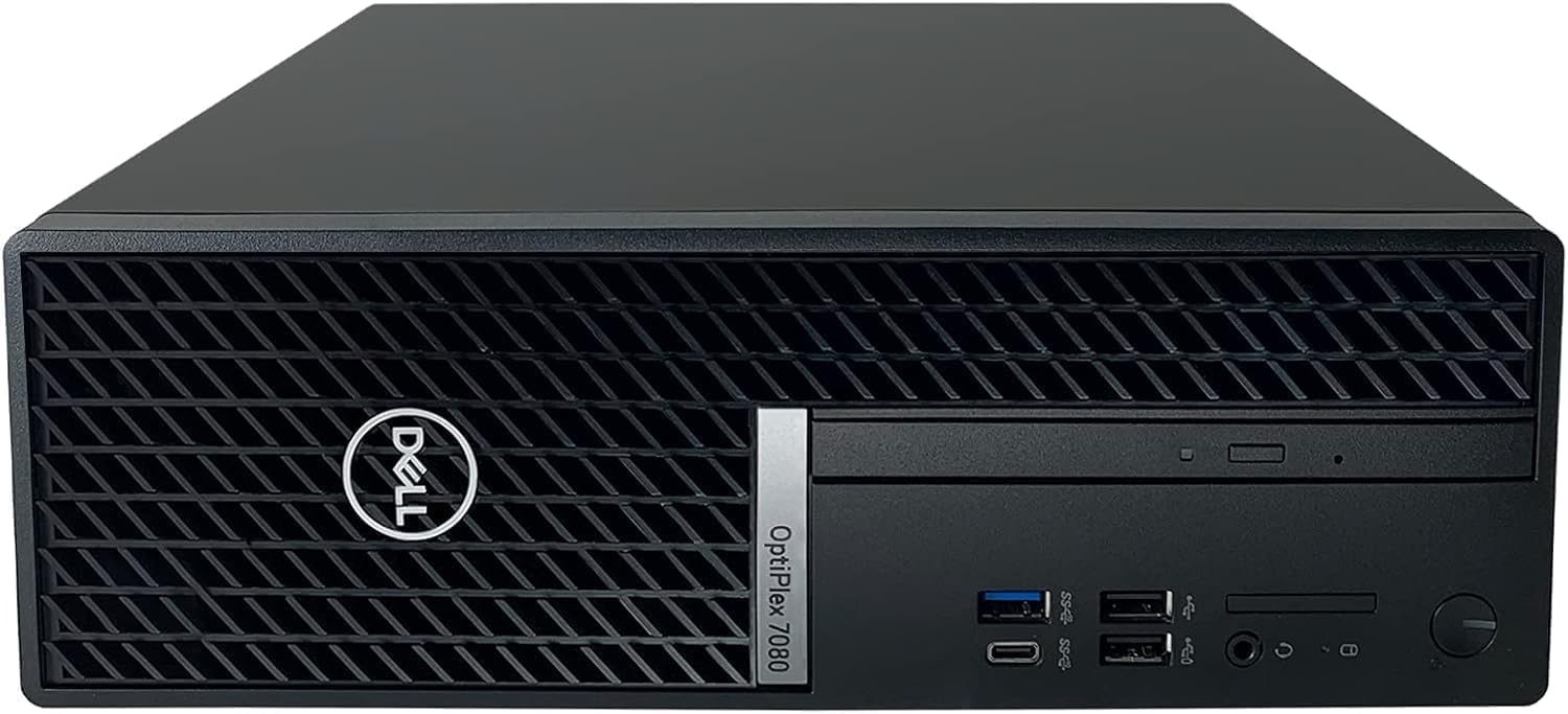 Dell OptiPlex 7080 SFF Desktop Computer Intel Core i7-10700 (2.94.8GHz), 8GB RAM, 256GB SSD, Small Form Factor Business PC (Renewed)