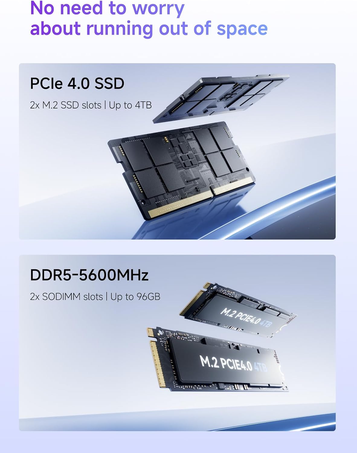 MINISFORUM UM870 Slim Mini PC AMD Ryzen 7 8745H (8C/16T), Mini Desktop Computer 16GB DDR5 RAM 512GB SSD, USB4/HDMI/DP 8K@60Hz Output, 2.5G LAN, 4X USB Ports, WiFi 6E, BT5.3, AMD Radeon 780M Graphics