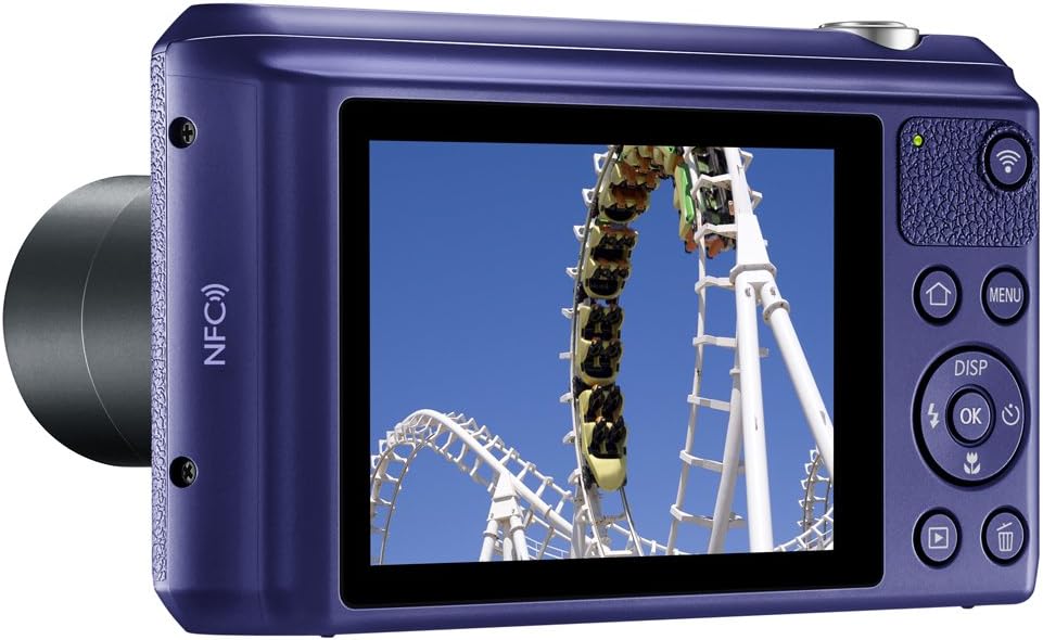 Samsung WB35F 16.2MP Smart WiFi & NFC Digital Camera with 12x Optical Zoom and 2.7' LCD (Plum)