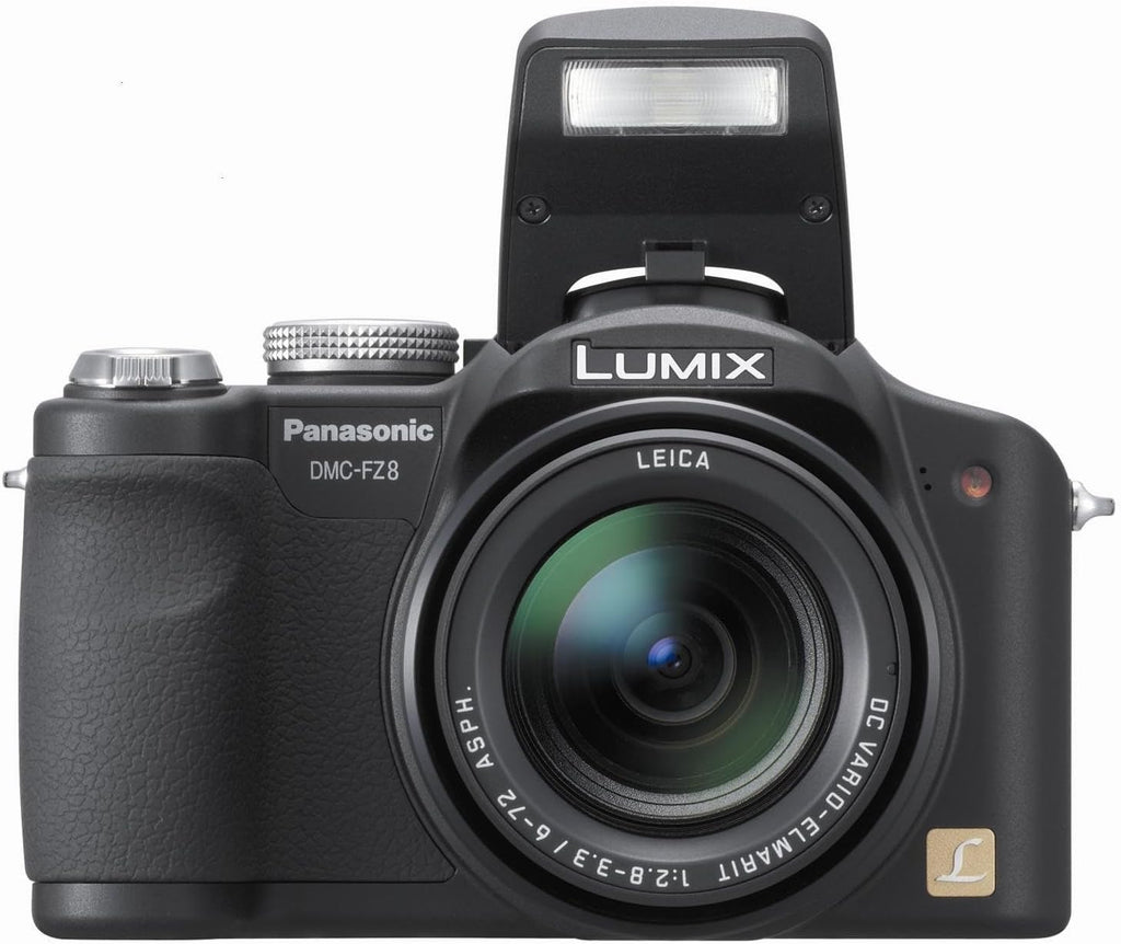 Panasonic Lumix DMC-FZ8K 7.2MP Digital Camera with 12x Optical Image Stabilized Zoom (Black)