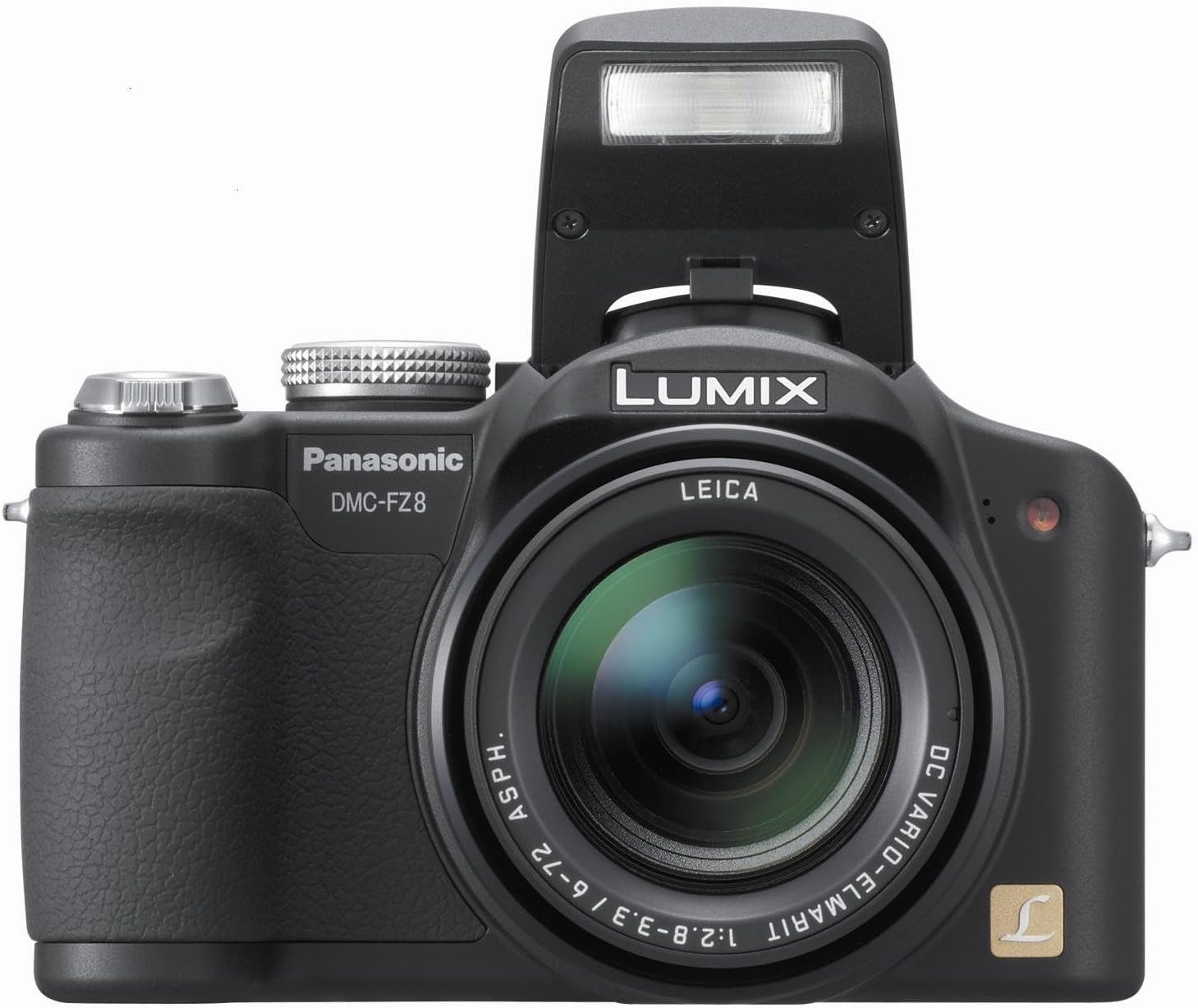 Panasonic Lumix DMC-FZ8K 7.2MP Digital Camera with 12x Optical Image Stabilized Zoom (Black)