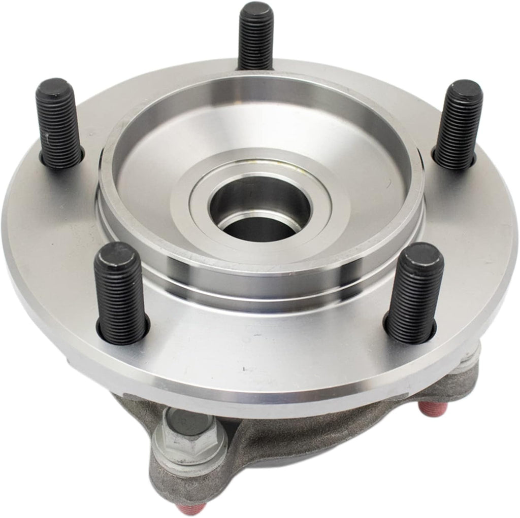 TRQ Front Left and Right Wheel Bearing and Hub Assembly Set 2 Piece Compatible with 2007-2021 Toyota Tundra Rear Wheel Drive 2008-2021 Sequoia Rear Wheel Drive
