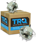 TRQ 2 Piece Front Wheel Bearing & Hub Assembly Set Compatible with 2012-2013 Ram 2500 2012 3500