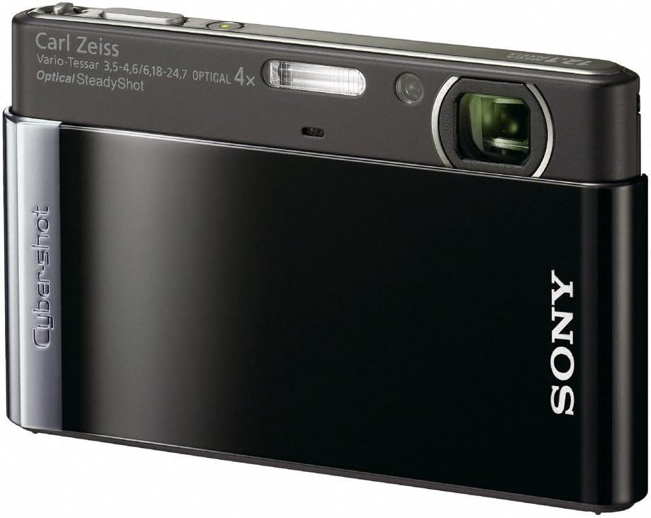 Sony Cyber-shot DSC-T90 12.1MP Digital Camera with 4x Optical Zoom and Super Steady Shot Image Stabilization (Black)