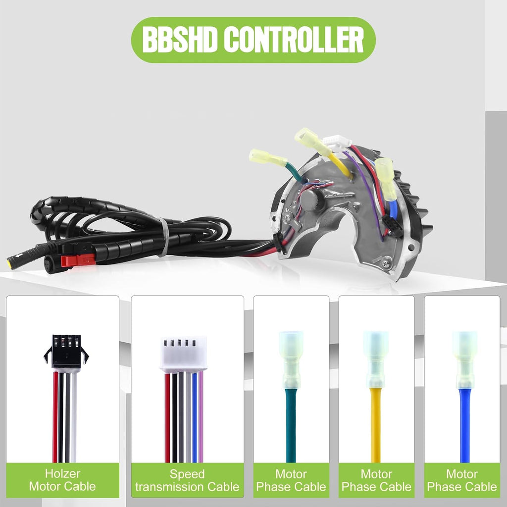 BAFANG 48V 1000W 30A BBSHD BBS BBS03B Controller Electric Bike Controller Accessories for Mid Drive Crank Engine Kits