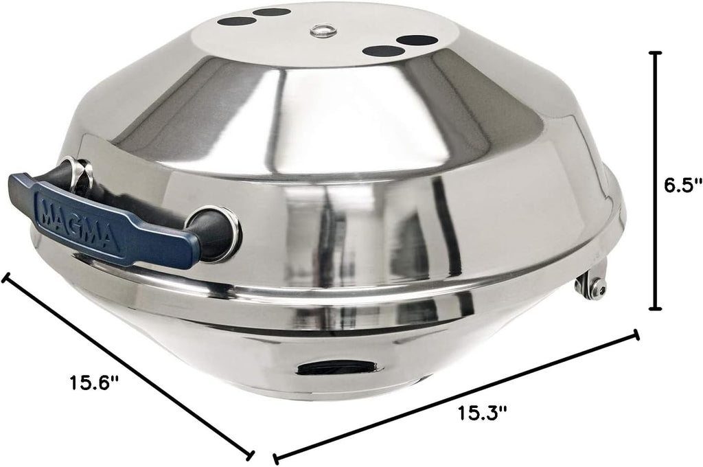 Magma Products Marine Kettle, Charcoal Grill w/ Hinged Lid