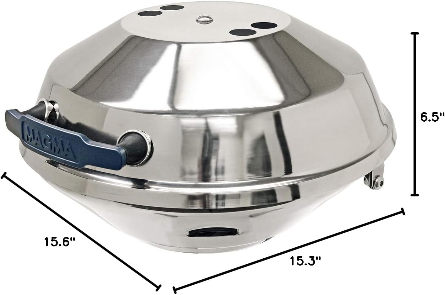Magma Products Marine Kettle, Charcoal Grill w/ Hinged Lid
