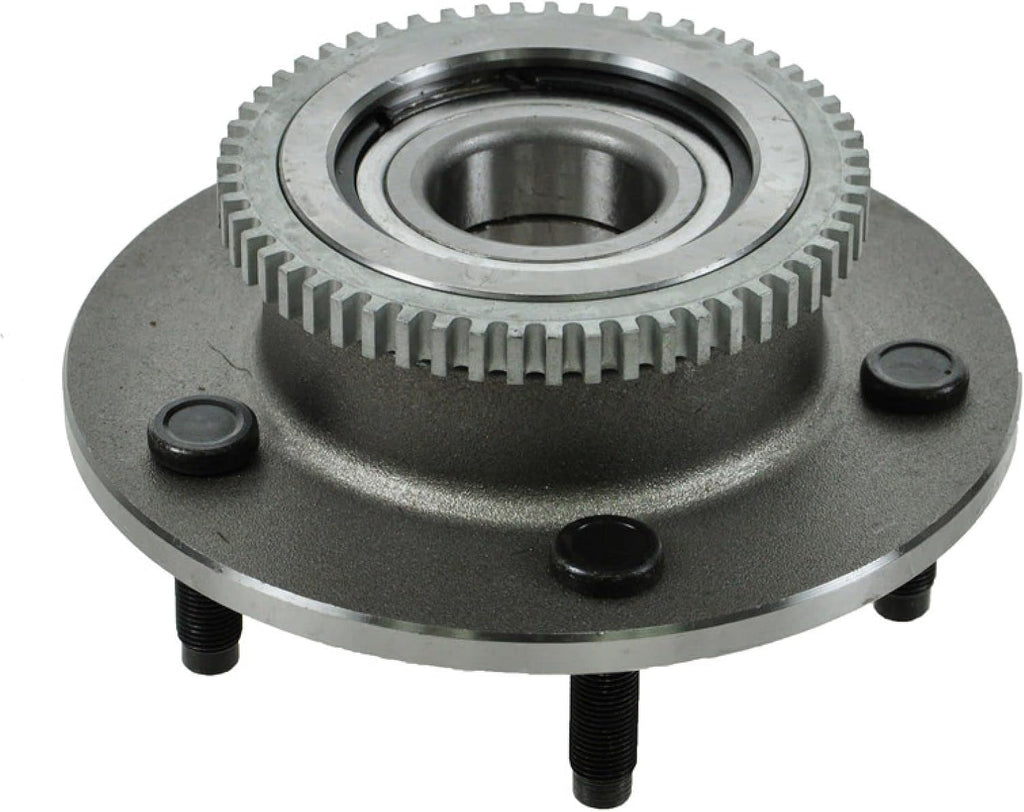 TRQ Front Left and Right Wheel Bearing and Hub Assembly Set 2 Piece Compatible with 2000-2001 Dodge Ram 1500 Rear Wheel Drive