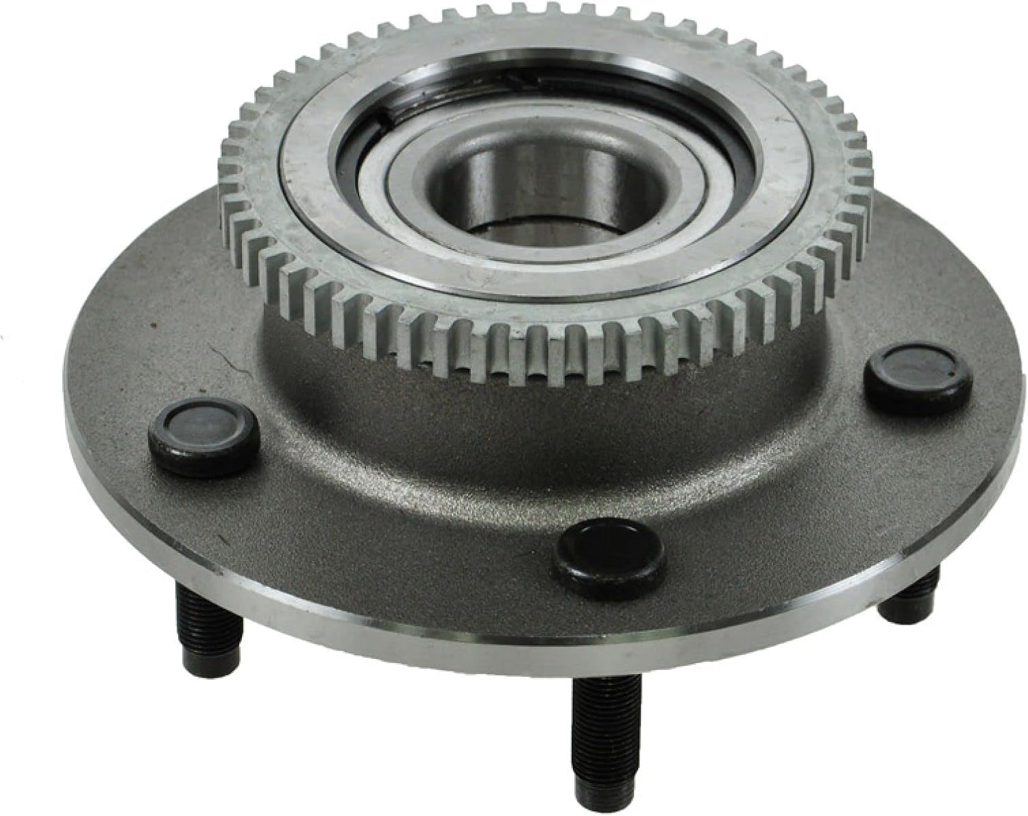 TRQ Front Left and Right Wheel Bearing and Hub Assembly Set 2 Piece Compatible with 2000-2001 Dodge Ram 1500 Rear Wheel Drive