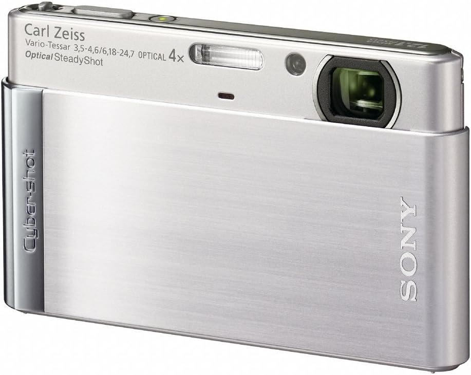 Sony Cyber-shot DSC-T90 12.1 MP Digital Camera with 4x Optical Zoom and Super Steady Shot Image Stabilization (Silver)